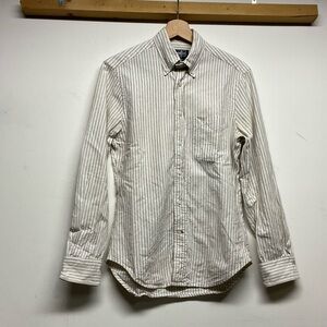 Men's Striped Shirt - Cream